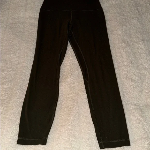 Lululemon Dark Olive Align Leggings - Picture 3 of 5